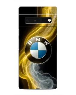 Чохол для Google Pixel 6 Pro з картинкою «Золотистий дим BMW»