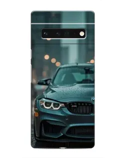 Чохол для Google Pixel 6 Pro з картинкою «BMW у вогнях міста»