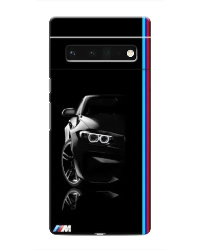 Чохол для Google Pixel 6 Pro з картинкою «Силует BMW в темряві»