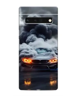 Чохол для Google Pixel 6 Pro з картинкою «BMW у диму»