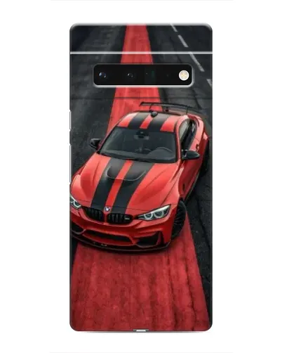 Чохол для Google Pixel 6 Pro з картинкою «BMW на червоній доріжці»