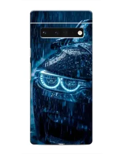 Чехол для Google Pixel 6 Pro с картинкой «BMW под дождем»