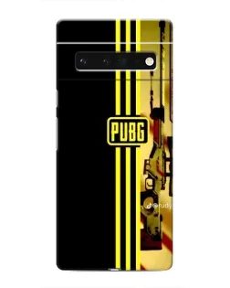 Чехол для Google Pixel 6 Pro с картинкой «PUBG — камуфляжный шлем»