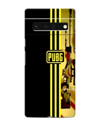 Чехол для Google Pixel 6 Pro с картинкой «PUBG — камуфляжный шлем»