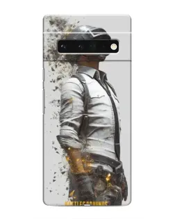 Чехол для Google Pixel 6 Pro с картинкой «PUBG — боец в пыли»