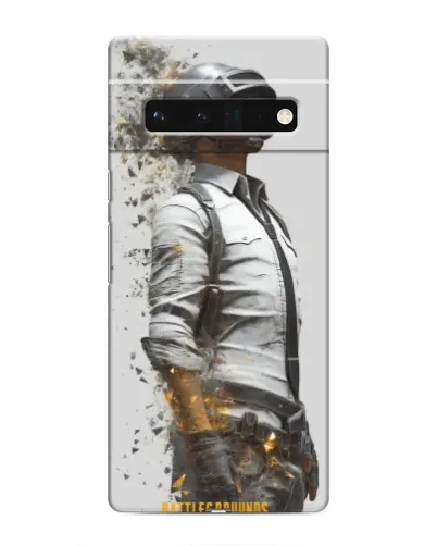 Чехол для Google Pixel 6 Pro с картинкой «PUBG — боец в пыли»