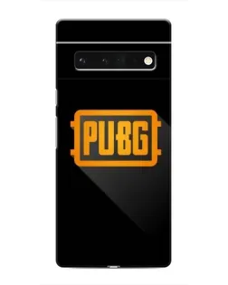 Чехол для Google Pixel 6 Pro с картинкой «PUBG — рамка лого»