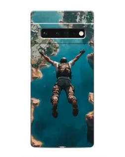 Чехол для Google Pixel 6 Pro с картинкой «PUBG — свободное падение»