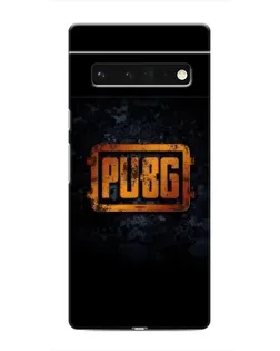 Чехол для Google Pixel 6 Pro с картинкой «PUBG — золотой логотип»