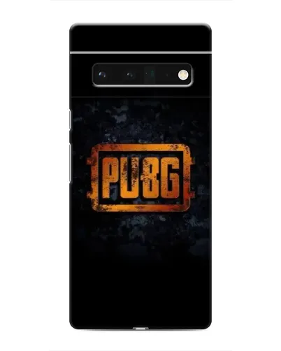 Чехол для Google Pixel 6 Pro с картинкой «PUBG — золотой логотип»