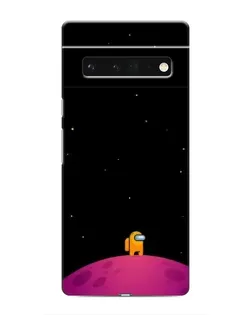 Чехол для Google Pixel 6 Pro с картинкой «Одинокий герой на планете»