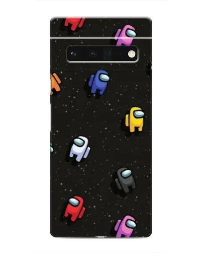 Чехол для Google Pixel 6 Pro с картинкой «Космический паттерн Among Us»