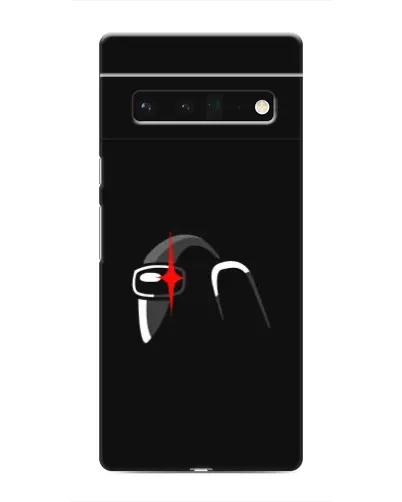Чехол для Google Pixel 6 Pro с картинкой «Among Us шлем»