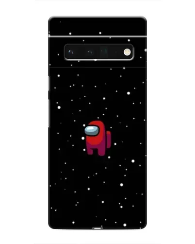 Чехол для Google Pixel 6 Pro с картинкой «Красный Among Us»