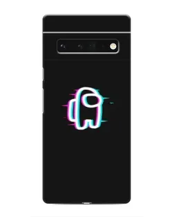Чехол для Google Pixel 6 Pro с картинкой «Among Us неон»