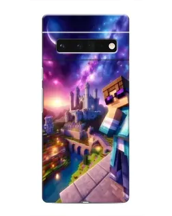 Чехол для Google Pixel 6 Pro с картинкой «Стив и космос»