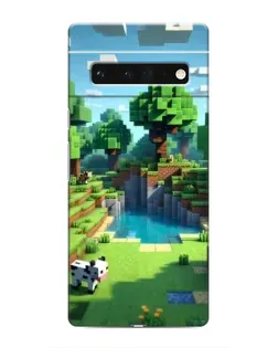 Чехол для Google Pixel 6 Pro с картинкой «Minecraft летний день»