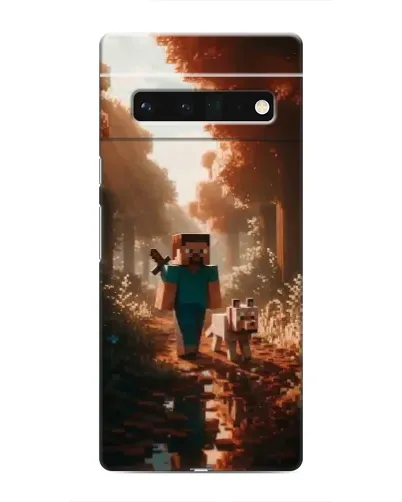 Чехол для Google Pixel 6 Pro с картинкой «Стив в лесу»
