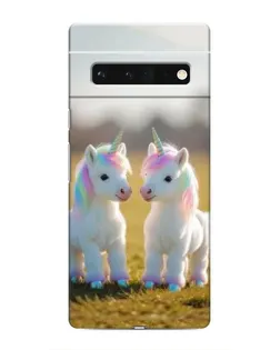 Чохол для Google Pixel 6 Pro з картинкою «Пара єдинорогів»