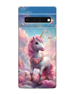 Чохол для Google Pixel 6 Pro з картинкою «Єдиноріг серед хмар»