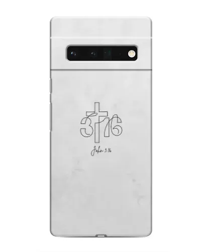 Чохол для Google Pixel 6 Pro з картинкою «Івана 3:16 Хрест»
