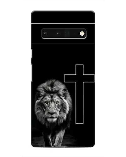 Чохол для Google Pixel 6 Pro з картинкою «Лев та Хрест»