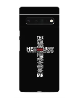 Чехол для Google Pixel 6 Pro с картинкой «Текстовый крест»