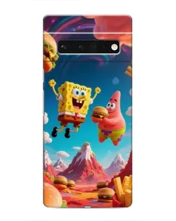 Чохол для Google Pixel 6 Pro з картинкою «Космічний фастфуд»