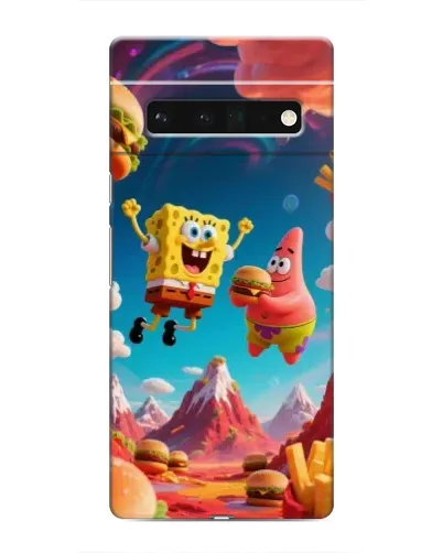 Чохол для Google Pixel 6 Pro з картинкою «Космічний фастфуд»