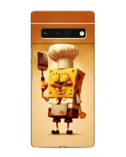 Чохол для Google Pixel 6 Pro з картинкою «Губка Боб кухар»