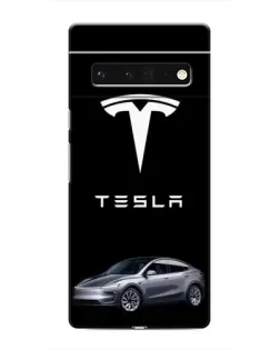 Чохол для Google Pixel 6 Pro з картинкою «Tesla Model Y»