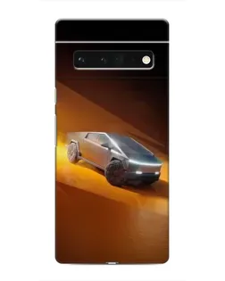Чохол для Google Pixel 6 Pro з картинкою «Cybertruck у пустелі»