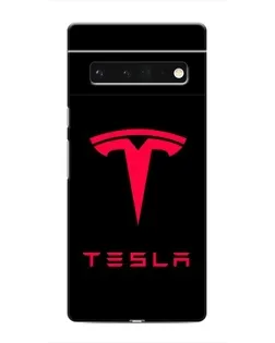 Чохол для Google Pixel 6 Pro з картинкою «Tesla Red Logo»