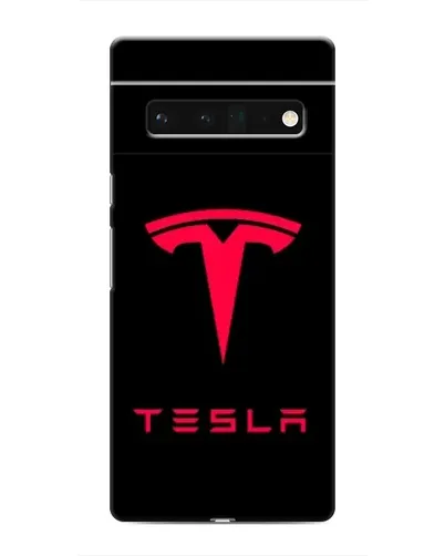 Чохол для Google Pixel 6 Pro з картинкою «Tesla Red Logo»
