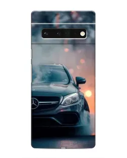 Чохол для Google Pixel 6 Pro з картинкою «Mercedes — нічне місто»