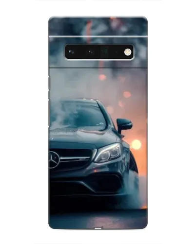 Чохол для Google Pixel 6 Pro з картинкою «Mercedes — нічне місто»
