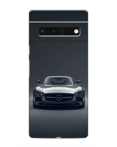 Чехол для Google Pixel 6 Pro с картинкой «Mercedes на черном»