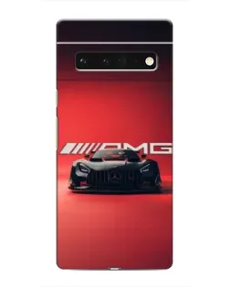 Чохол для Google Pixel 6 Pro з картинкою «Mercedes AMG — червона лінія»