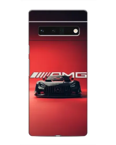 Чохол для Google Pixel 6 Pro з картинкою «Mercedes AMG — червона лінія»