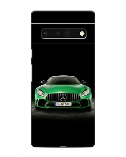 Чохол для Google Pixel 6 Pro з картинкою «Mercedes — неоновий лого»