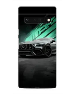 Чохол для Google Pixel 6 Pro з картинкою «Темний Mercedes AMG»