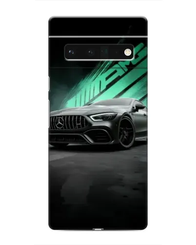 Чохол для Google Pixel 6 Pro з картинкою «Темний Mercedes AMG»