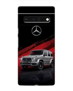 Чохол для Google Pixel 6 Pro з картинкою «Mercedes G-Class червоний»