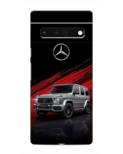Чохол для Google Pixel 6 Pro з картинкою «Mercedes G-Class червоний»