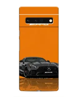 Чохол для Google Pixel 6 Pro з картинкою «Помаранчевий Mercedes AMG»