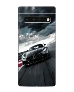 Чохол для Google Pixel 6 Pro з картинкою «Гоночний Mercedes AMG»