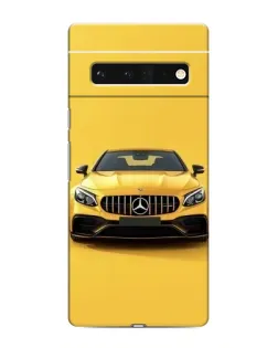 Чохол для Google Pixel 6 Pro з картинкою «Жовтий Mercedes GT»