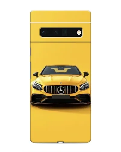 Чохол для Google Pixel 6 Pro з картинкою «Жовтий Mercedes GT»
