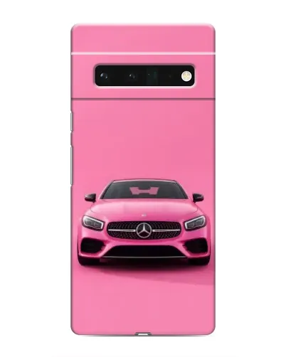 Чохол для Google Pixel 6 Pro з картинкою «Рожевий Mercedes AMG»