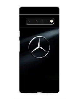 Чохол для Google Pixel 6 Pro з картинкою «Mercedes на металі»
